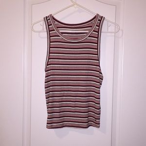 Ribbed American Eagle Tank Top